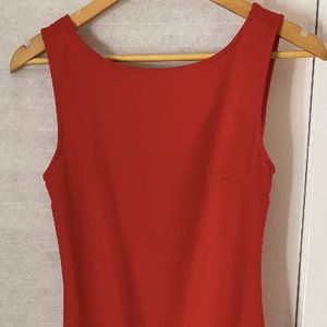 Little Red Dress Open Back Bowtie